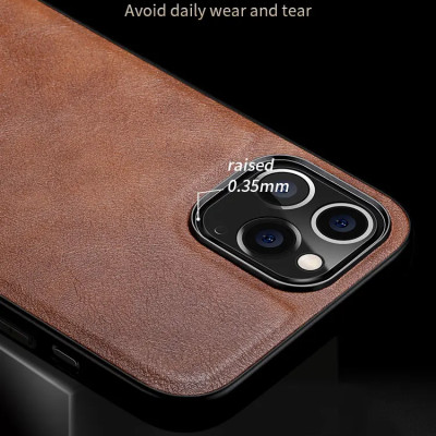 Ốp lưng cho iPhone 16 Pro Max, iPhone 16 Pro, iPhone 16 Plus, iPhone 16 hiêu X-Level lưng da viền mềm chống sốc cao cấp - Hàng chính hãng