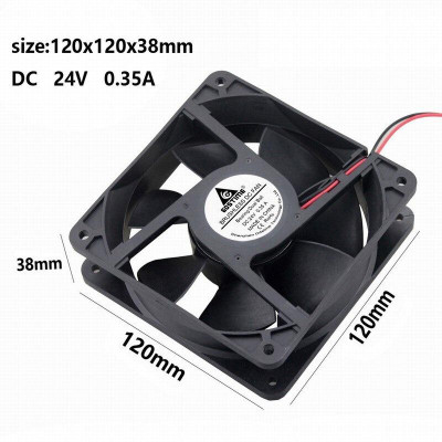 Gdstime 1 Pcs Two Balls 14V 11mmx11mmx38mm 1138B 1-Wire PC Machine Case Cooler DC Cooling Fan 11mm x 38mm 11cm 0.31A 14Volt