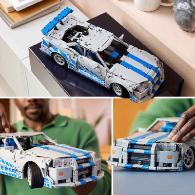 LEGO TECHNIC 42210 Đồ Chơi Lắp Ráp Xe Đua Nissan Skyline GT-R (R34) (1410 chi tiết)