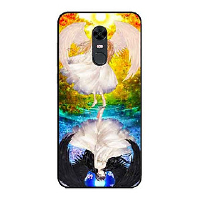 Ốp Lưng in cho Xiaomi Redmi 5 Plus Mẫu Thiên Thần Ác Quỷ - Hàng Chính Hãng