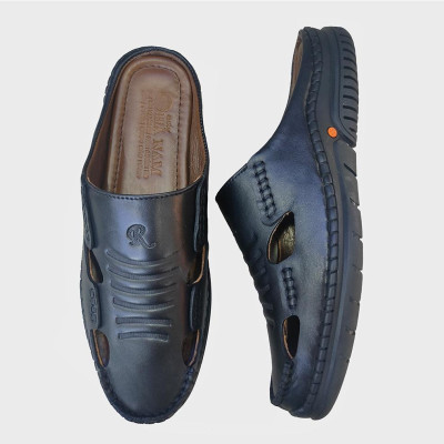 Dép Bít Mũi Nam HÀ NAM Da Bò Thật Cao Cấp GSB20111