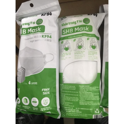 THÙNG 300 CÁI KHẨU TRANG NGƯỜI LỚN KF 94. KHẨU TRANG CÁ 4D KHÁNG KHUẨN ÔM SÁT