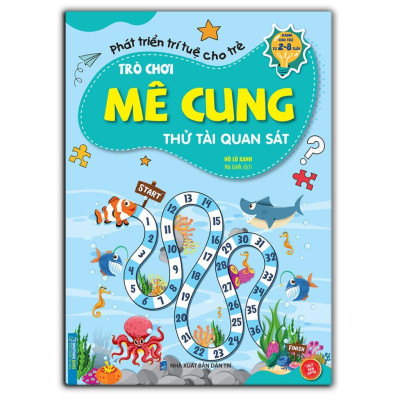 Sách - Trò Chơi Mê Cung: Thử Tài Quan Sát + Gắn Kết Yêu Thương + Thử Thách Tư Duy + Phán Đoán Thông Minh - Combo 4 Cuốn - Minh Thắng