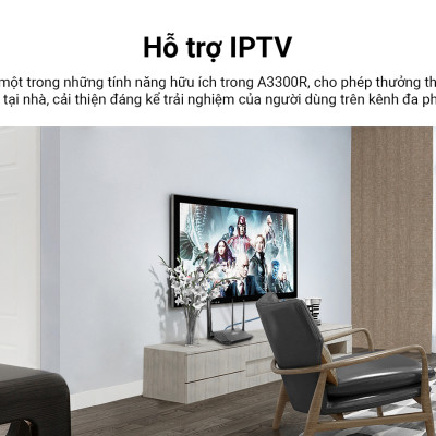 Router Wi-Fi băng tần kép Gigabit AC1200-A3300R_HÀNG CHÍNH HÃNG