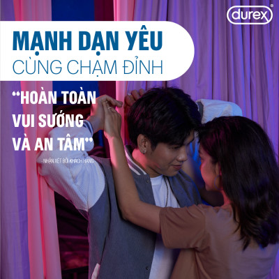 Bộ 4 hộp bao cao su Durex Kingtex ôm sát, bôi trơn (size 49mm, 3 bao/hộp)