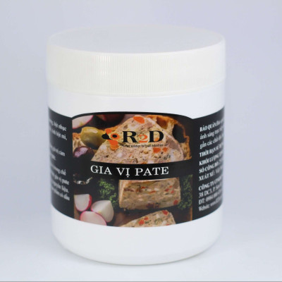 Nguyên liệu chế biến Pate hũ 1 Kg chính hãng Gia vị R2D