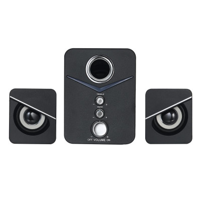 Bộ loa 3 trong 1 SADA D-221 có dây 3.5mm  được hỗ trợ USB Đèn khí quyển cho máy tính để bàn