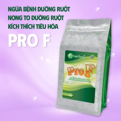 MEN ĐƯỜNG RUỘT CHO TÔM GIÚP TĂNG SỨC KHỎE ĐƯỜNG RUỘT, NONG TO ĐƯỜNG RUỘT, GIÚP RUỘT ĐEN, PHÂN CHẮC, HẤP THU THỨC ĂN TỐT PRO F 454g