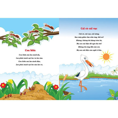 Sách - Đồng Dao Cho Bé - Động Vật Đáng Yêu + Các Trò Chơi Dân Gian - Combo 2 Cuốn - Minh Thắng