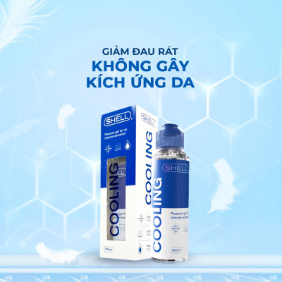 Gel bôi trơn mát lạnh Shell Cooling - Chai 100ml | SHELL CHÍNH HÃNG