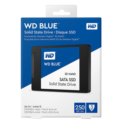 Ổ Cứng SSD WD Blue 3D NAND 250GB WD S250G2B0A (2.5 inch) - Hàng Chính Hãng