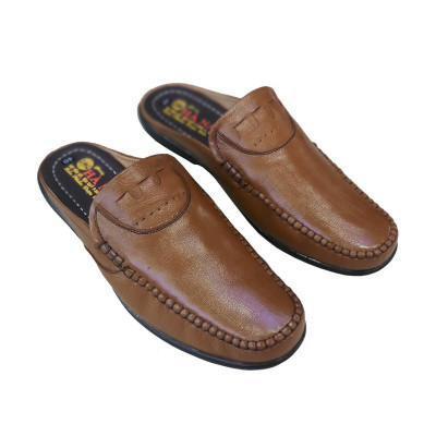 Dép Bít Mũi Nam HÀ NAM Da Bò Thật Cao Cấp GSB20118