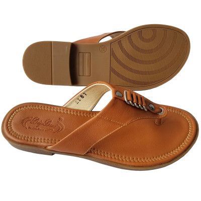 Dép Xỏ Ngón Nữ Da Bò Thật BIGGBEN Cao Cấp DXN51