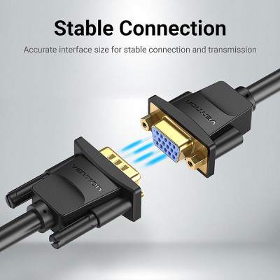 Cáp mở rộng VGA Female to Female 1080P dài 1m cho Máy chiếu PC Màn hình TV