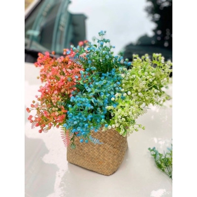 Cụm điểm bi, dài 20cm.Dùng để cắm lọ để bàn, trang trí tường cây giả. Decor nhà cửa, văn phòng