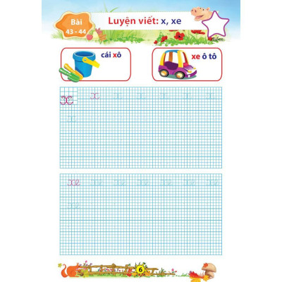 Sách - Bé Chuẩn Bị Vào Lớp 1 - Vở Bé Tập Viết Chữ Thường - Tập 2 - Dành Cho Bé Từ 5-6 Tuổi - Minh Thắng