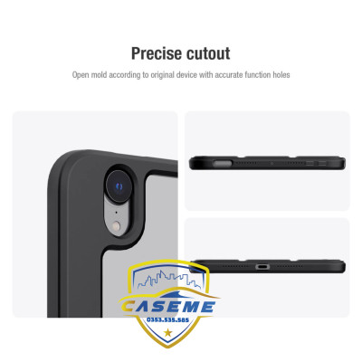 Bao Da Bevel Leather Case Chính Hãng Nillkin Dành Cho iPad Mini 6/Mini 7  - Hàng Chính Hãng