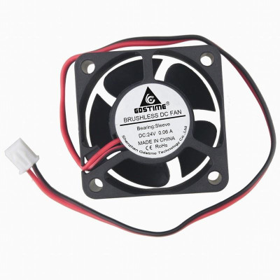 Gdstime 5 Pieces DC 24V 4cm 40x40x20mm 4020 CPU Cooler Brushless Cooling Fan 40mm x 20mm