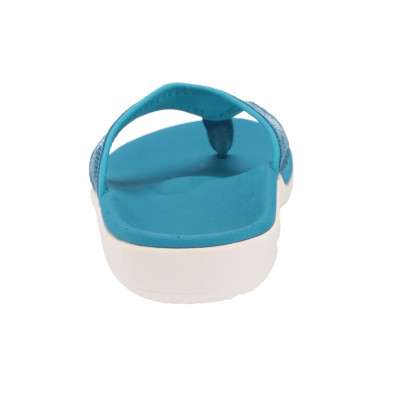 Dép sức khỏe nữ Spenco Yumi Gecko Mosaic Blue - Dép kẹp nâng vòm chân giảm đau gót, đau gối