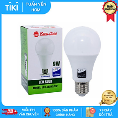 Bóng đèn Led bulb 9W Rạng Đông, Model LED A60N1/9w