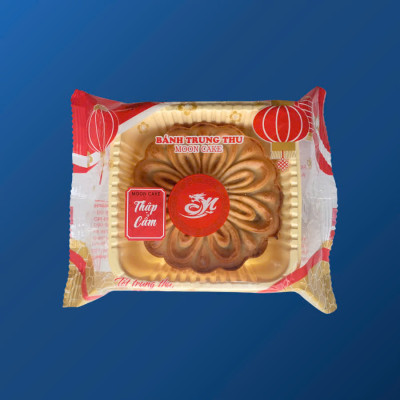 Combo 10 Bánh Trung Thu 1 Trứng Muối TLP Loại 150g/250g | Nhân Bánh (Thập Cẩm, Đậu Xanh, Khoai Môn, Dừa, Trà Xanh)