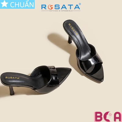 Dép guốc gót nhọn cao 5 phân RO663 ROSATA tại BCASHOP tôn dáng, êm chân kết hợp mũi nhọn tinh tế và thời trang
