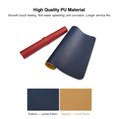 Tấm bảo vệ bằng da PU BUBM  chống thấm nước chống thấm dầu cho văn phòng và gia đình
