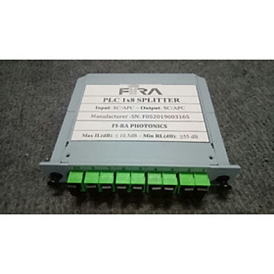 BỘ CHIA QUANG PLC 1*8 SC/APC dạng Box - Hàng chính hãng