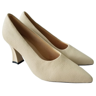 Giày Cao Gót Nữ Da Bò Thật BIGGBEN Cao 7 Phân GCG18