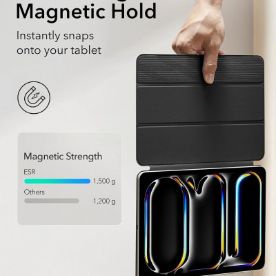Bao Da dành cho iPad Pro 11 inch / iPad Pro 13 inch 2024 ESR Rebound Magnetic Case - Hàng Chính Hãng