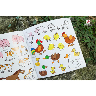 Sách - Bóc Dán Giúp Trẻ Phát Triển Nhận Thức Đầu Đời - Cho Trẻ Từ 3 - 6 Tuổi - Đinh Tị Books