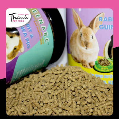 Thức ăn Thỏ Cảnh, Bọ Ú, Hà Mã Mini của nhãn GREENABC - Lông mượt, tiêu hóa tốt, tăng đề kháng, ăn ngon – Hộp 480g