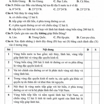 Hướng Dẫn Trả Lời Câu Hỏi Và Bài Tập Địa Lí Lớp 12 (Bám Sát SGK Kết Nối Tri Thức Với Cuộc Sống) - HA