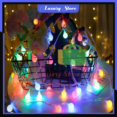 Dây đèn led chipsling ball trang trí nhà cửa, noel, lễ hội bóng tròn nhỏ 2cm
