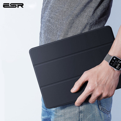 Bao da dành cho iPad Pro 12.9 inch 2018 ESR Rebound Pencil Slim Smart Case (Có khe cắm bút Apple Pencil) - Hàng Nhập Khẩu