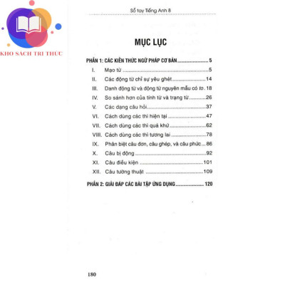 Sách - sổ tay tiếng anh lớp 8 (dùng chung cho các bộ SGK hiện hành)