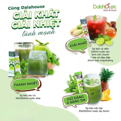Bột Rau Má Hữu Cơ Nguyên Chất Sấy Lạnh Dalahouse - Thải Độc, Mát Gan, Lợi Tiểu, Giúp Hạ Sốt, Hỗ Trợ Giảm Mụn Nhọt, Rôm Sấy, An Thần, Cải Thiện Trí Nhớ, Hỗ Trợ Tiêu Hóa, Giảm Sẹo Lồi, Giảm Thâm, Đẹp Da, Tăng Cường Hệ Miễn Dịch, Phòng Ngừa Táo Bón