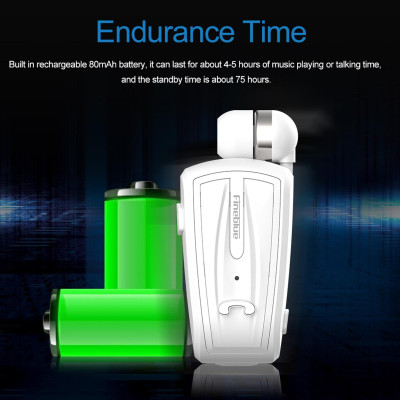 Tai nghe Bluetooth không dây Bluetooth 4.0 Đeo Kẹp Rảnh tay Fineblue F-V6