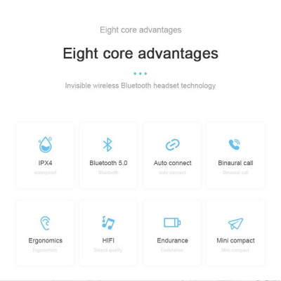 CINCATDY Tai Nghe Bluetooth True Wireless TWS A6S pro Phiên Bản Nâng Cấp - Hàng Chính Hãng