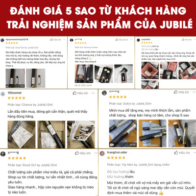 Girl Now by Jubilé - Tinh dầu nước hoa Pháp Nữ Minisize Dạng lăn 3ml Thơm Lâu, Sang Trọng, Quyến Rũ