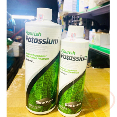 Phân nước Seachem Flourish Potassium 100ml, 250ml, 500ml bổ sung kali kích rễ dưỡng thân cây thủy sinh