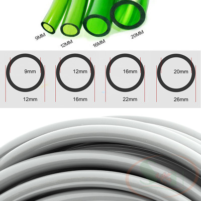 Ống dây chống gập 9 / 12 / 16 / 20 mm in out lọc thùng thay nước bể cá tép thủy sinh