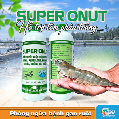 Chế phẩm thảo dược Super Onut – Duy trì hệ vi sinh cho tôm cá