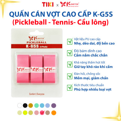 Quấn Cán Vợt KINGTEK K-G5S | Overgrip Cao Cấp Cho Pickleball  / Cầu Lông / Tennis | Êm Tay – Chống Trượt – Hút Mồ Hôi -