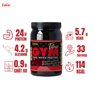 Bột đạm Lacu Whey Protein Vị Socola Trọng lượng 1kg - Hỗ trợ tăng cơ đốt mỡ - Hàng chính hãng nhập khẩu nguyên hộp