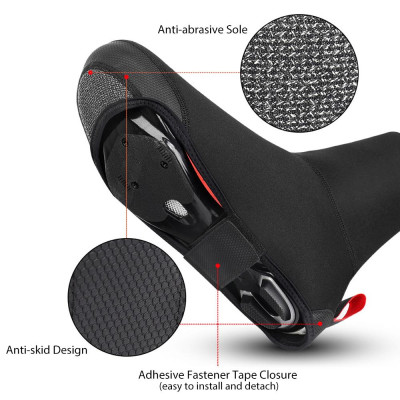 Bao giày đi xe đạp chống thấm nước, chống gió bảo vệ chân, giày và giữ ấm cho nam và nữ