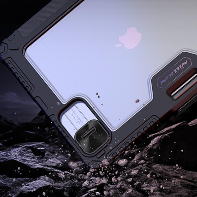 Bao da cho iPad Pro 11 inch M4 2024 / iPad Pro 13 inch M4 2024 Nillkin Bumper Leather Case Pro (Có khe cắm bút) - Hàng chính hãng