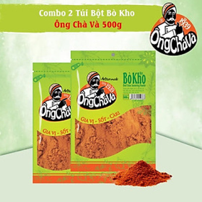 Combo 2 Túi Bột Bò Kho Ông Chà Và 500g (Beef Stew seasoning powder)
