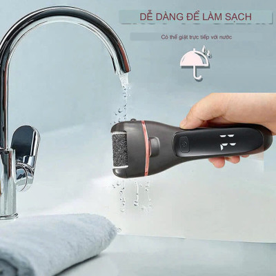 Máy chà gót chân tẩy tế bào ch.ết làm mềm sáng gót chân chuyên dụng tại nhà Chuyên Nghiệp Dùng Trong Spa Nail Rock Foot Callus remover Giao Màu Ngẫu Nhiên