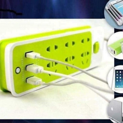 Ổ Cắm Điện Thông Minh Đa Năng Cổng Sạc USB Tiện Dụng Ổ Cắm Điện Chống Giật Thông Minh Kèm Cổng Sạc USB